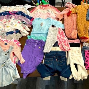 6-12month baby girl clothing bundle
